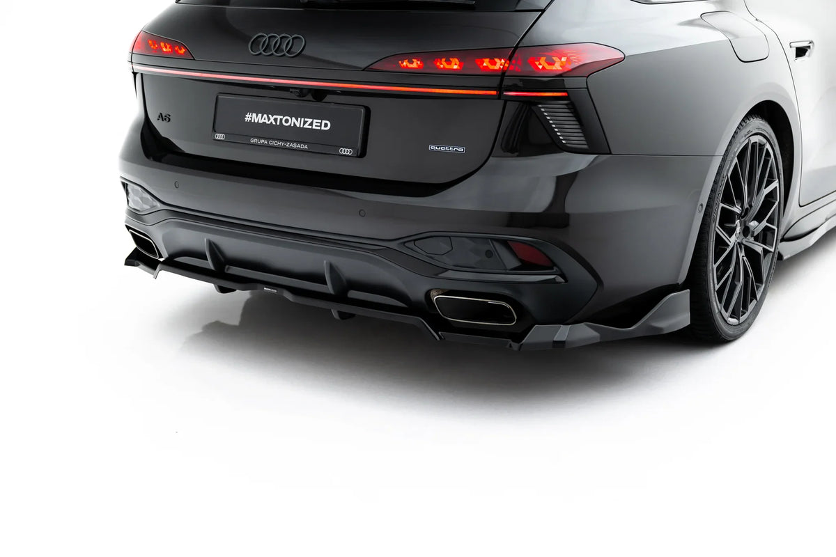Splitter trasero (con barras verticales) V.4 para Audi A6 S-Line C9