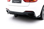 Splitter trasero (con barras verticales) para BMW X6 M-Pack F16