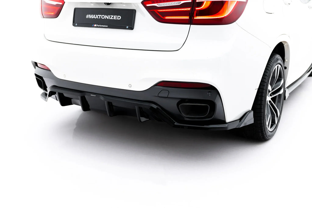 Splitter trasero (con barras verticales) para BMW X6 M-Pack F16