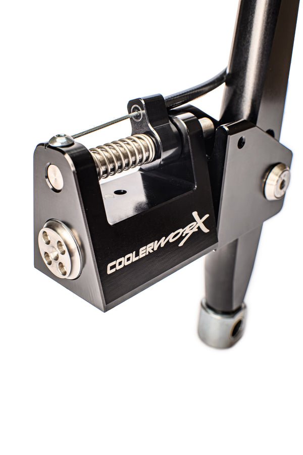 Coolerworx Short Shifter para BMW E30 E36 E46 E60 E61 E80 E81 E82 E90 E91 E92 Classic Regular (Drop naranja)