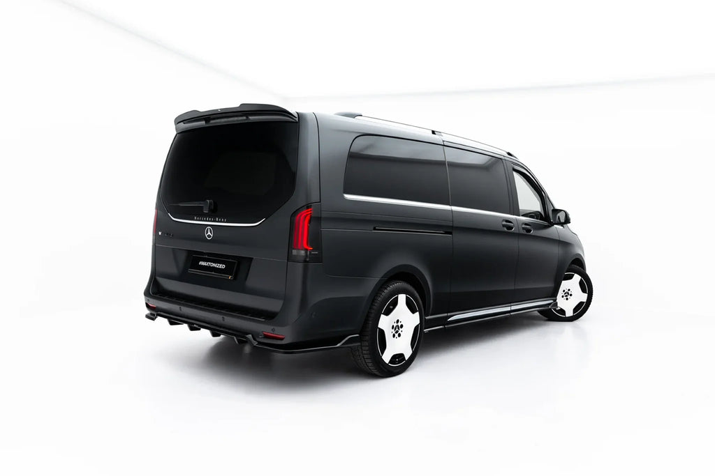 Splitter trasero (con barras verticales) para Mercedes-Benz V AMG-Line W447 Facelift 2