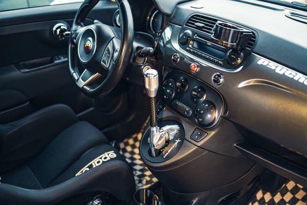 Short shifter Coolerworx para Fiat 500 Abarth NSB Drop naranja