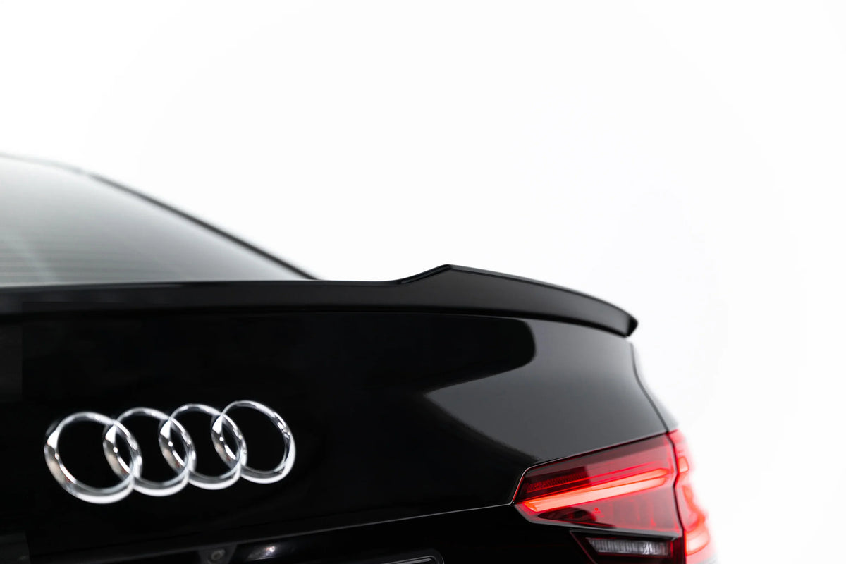 Extensión de alerón V.1 para Audi S4 / A4 Standard / S-Line / Competition Sedan B9 / B9 Facelift