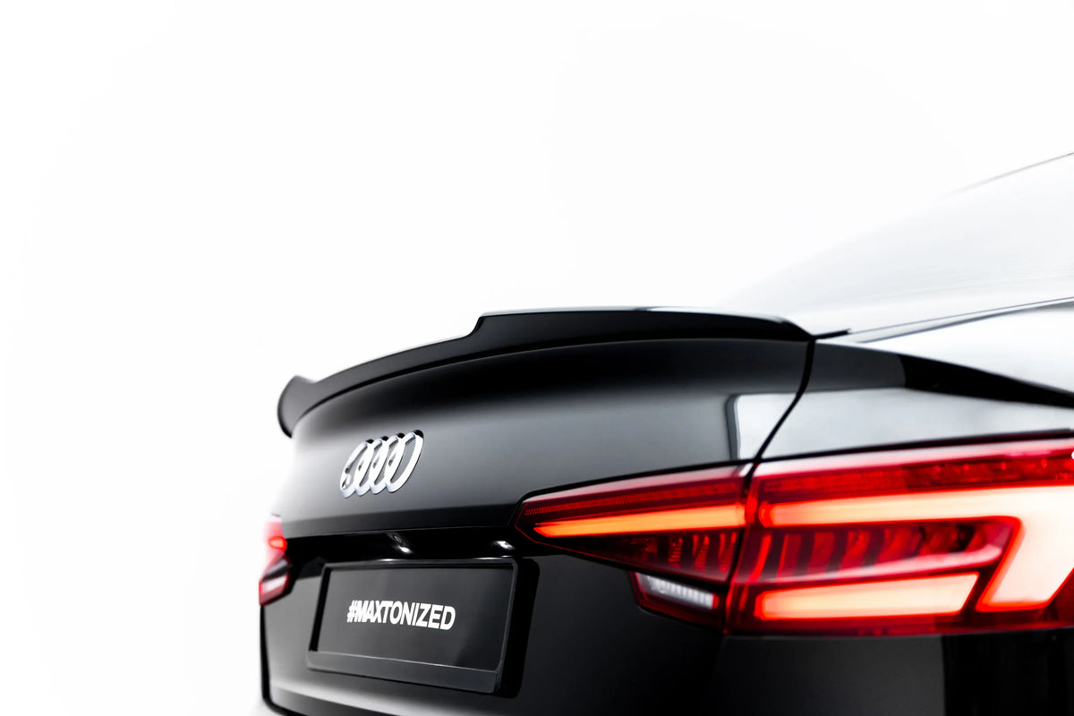 Extensión de alerón V.1 para Audi S4 / A4 Standard / S-Line / Competition Sedan B9 / B9 Facelift