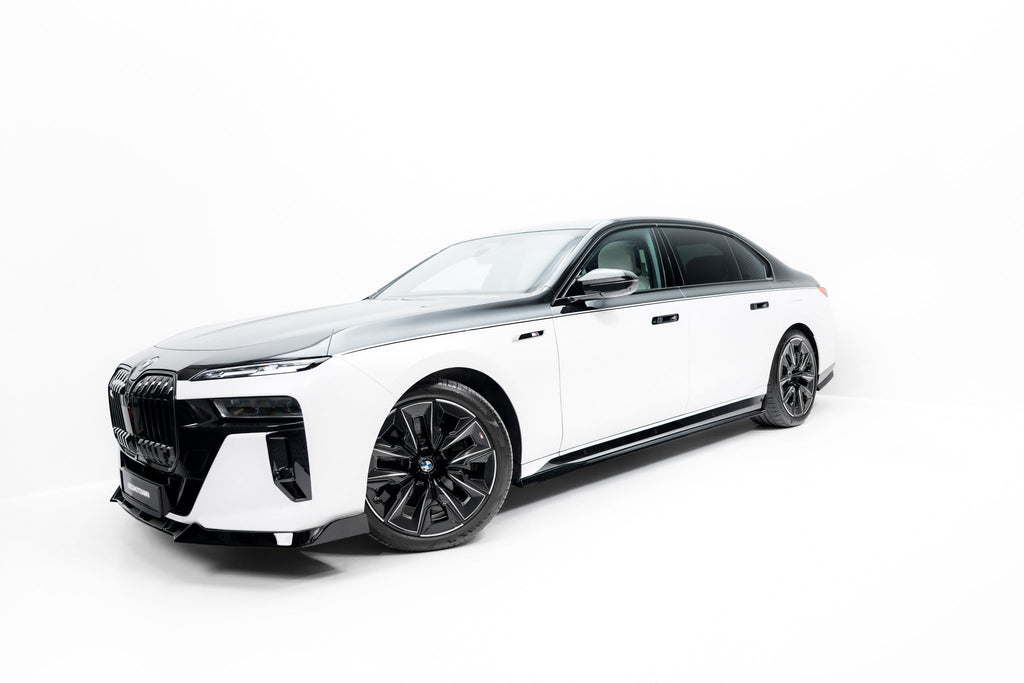 Difusores de taloneras V.2 para BMW i7 e-Drive50 M-Pack / i7 x-Drive60 M-Pack / i7 M70 xDrive M-Pack G70
