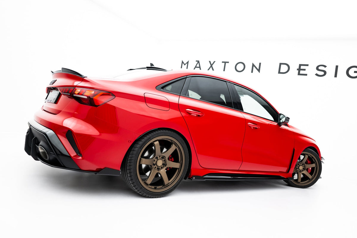 Difusores de taloneras Street Pro + flaps para Audi RS3 Sedan 8Y Facelift