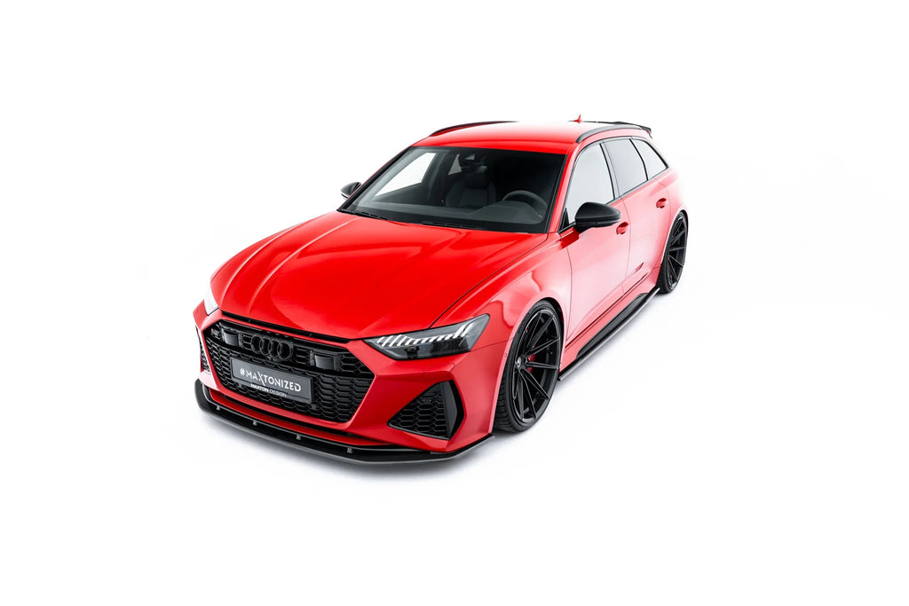 Kit de splitters de fibra de carbono prepreg para Audi RS6 C8 / C8 Facelift