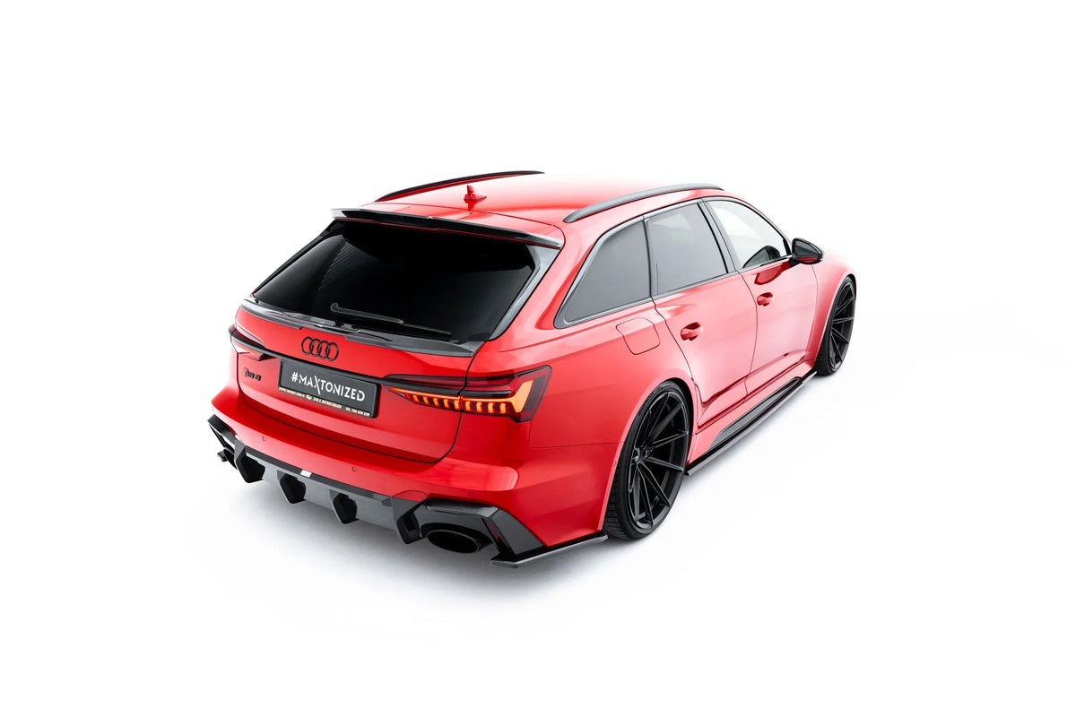 Alerón de portón de fibra de carbono prepreg (superior) para Audi RS6 C8 / C8 Facelift