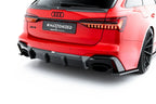 Kit de splitters de fibra de carbono prepreg para Audi RS6 C8 / C8 Facelift