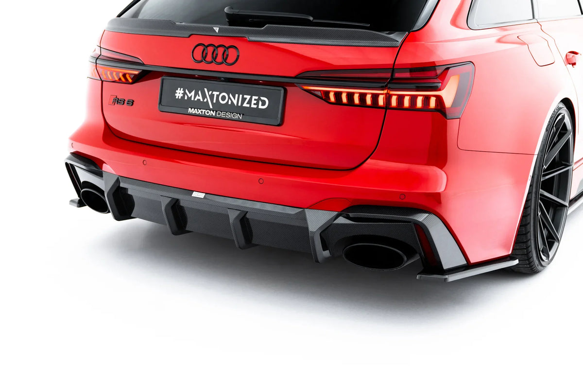 Kit de splitters de fibra de carbono prepreg para Audi RS6 C8 / C8 Facelift