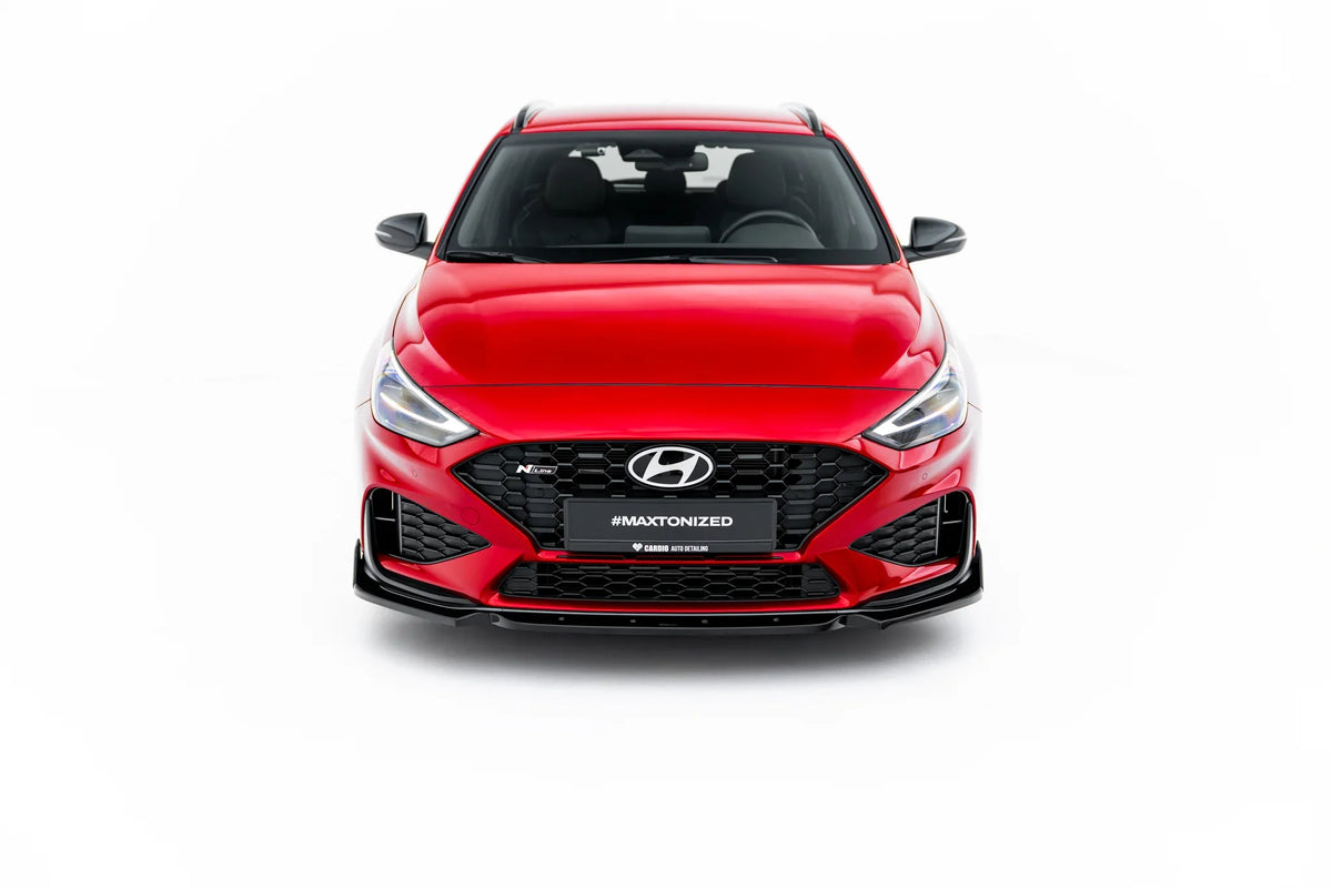 Splitter delantero V.1 + flaps para Hyundai I30 N-Line Wagon Mk3 Facelift