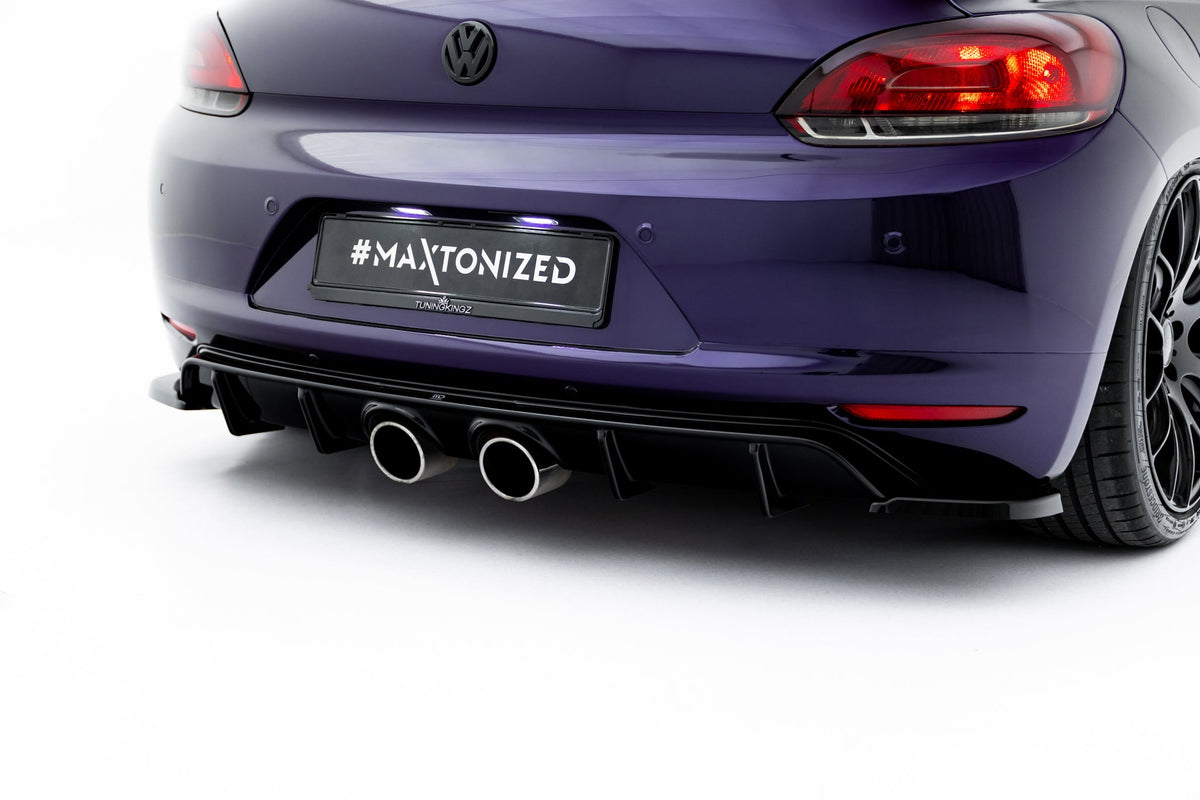 Difusor trasero V.2 para Volkswagen Scirocco Mk3 (R32 Exhaust)