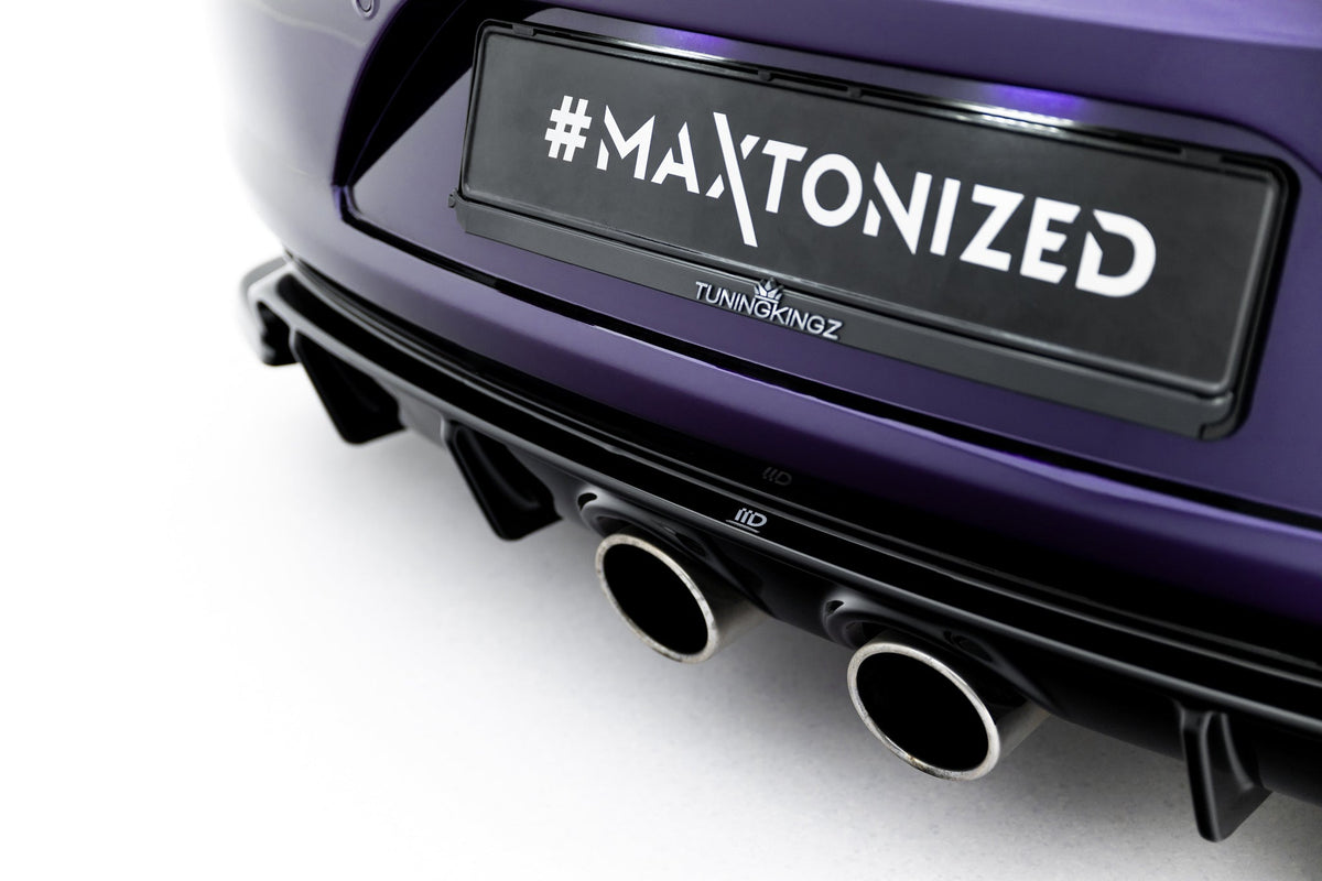 Difusor trasero V.2 para Volkswagen Scirocco Mk3 (R32 Exhaust)