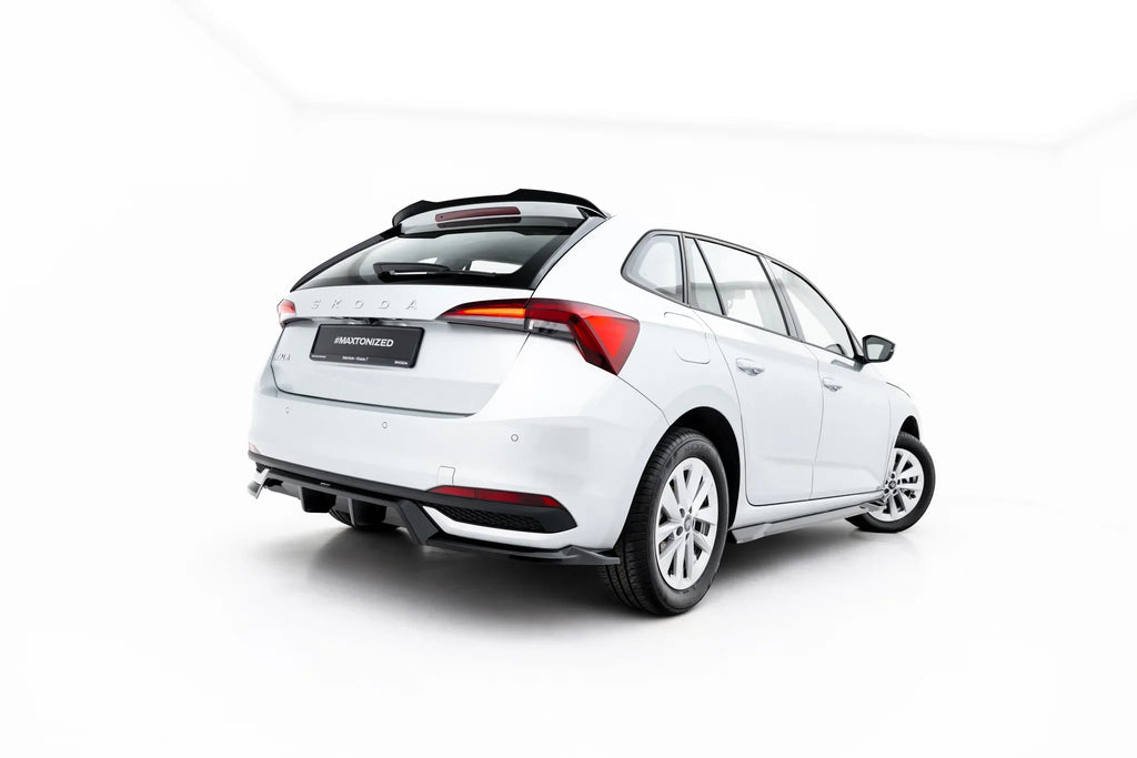 Splitter trasero (con barras verticales) para Skoda Scala Mk1 Facelift