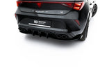 Difusor trasero Street Pro + flaps para Cupra Leon Hatchback Mk1 Facelift