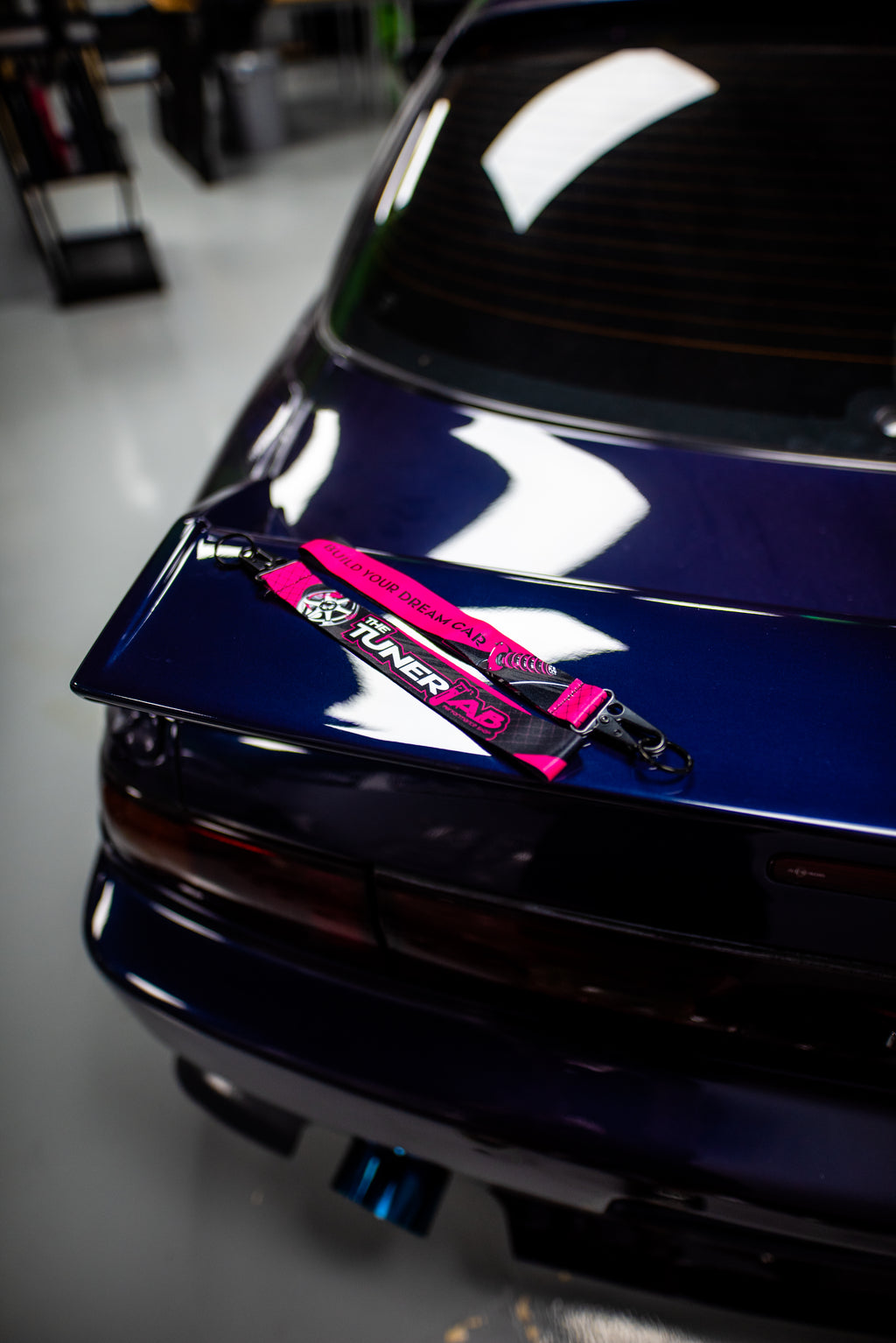 Pink lanyard
