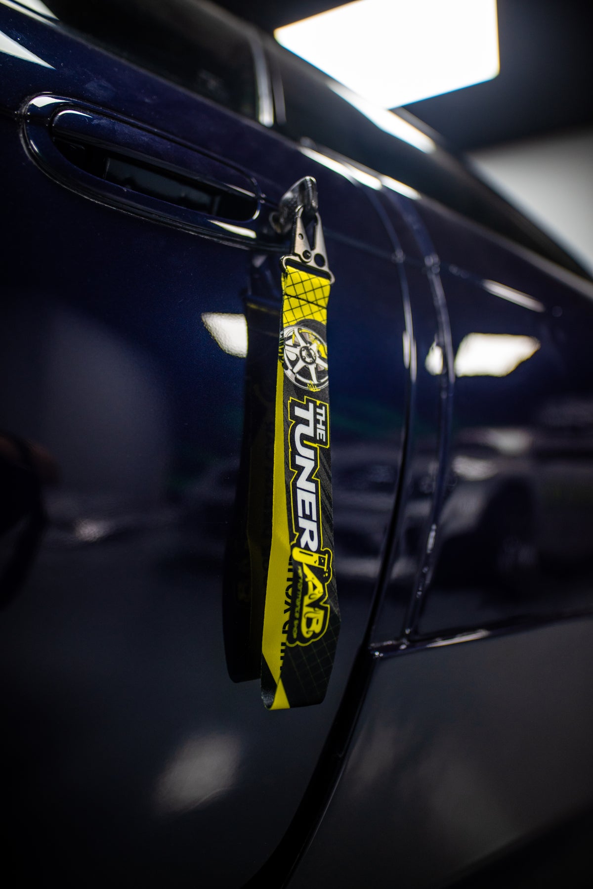 Yellow lanyard