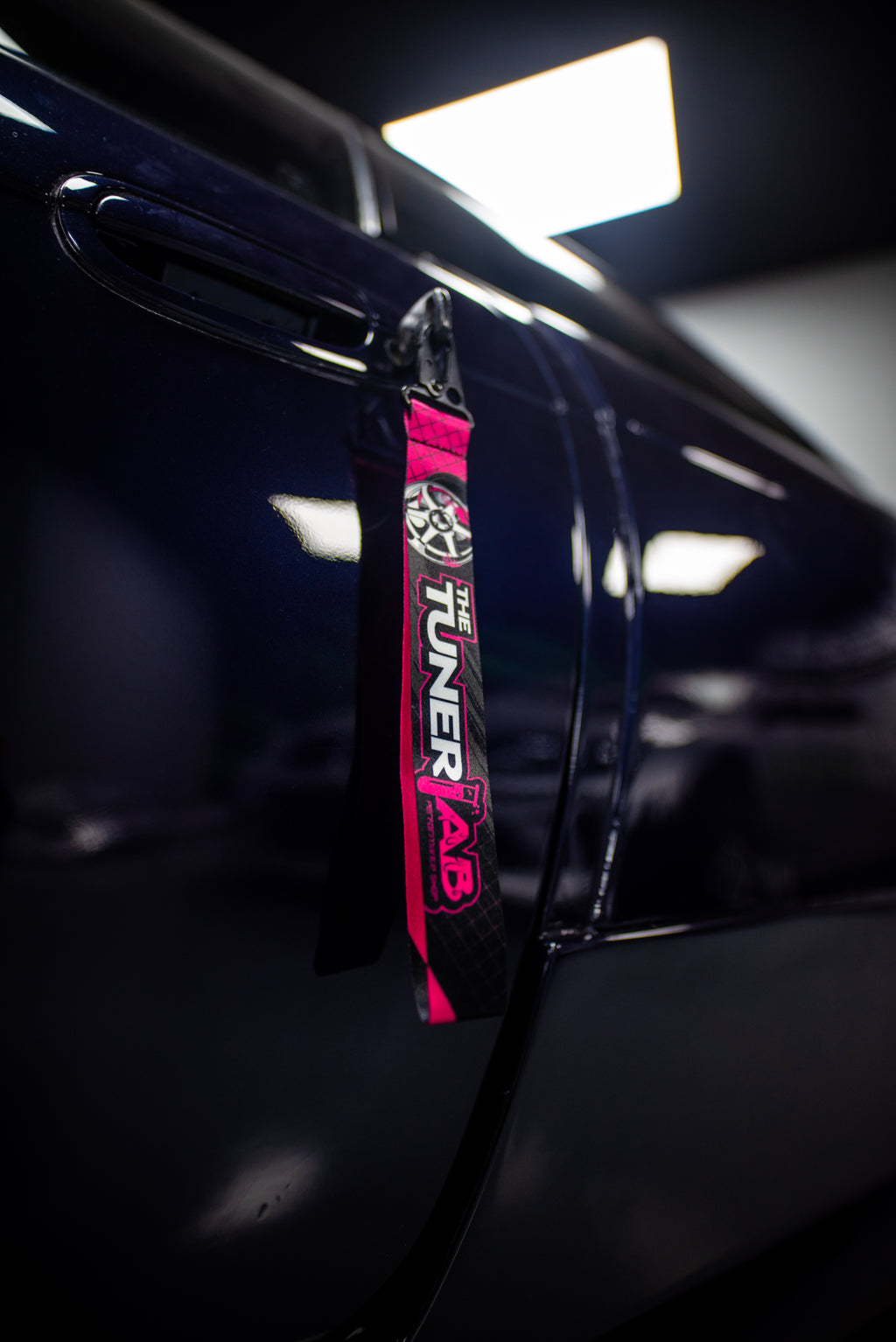 Pink lanyard
