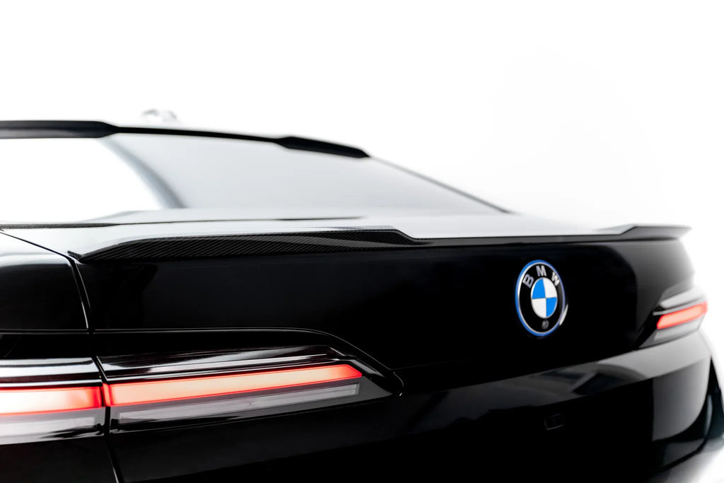 Alerón de portón de fibra de carbono prepreg (inferior) para BMW 7 M-Pack / M760e / i7 M-Pack G70