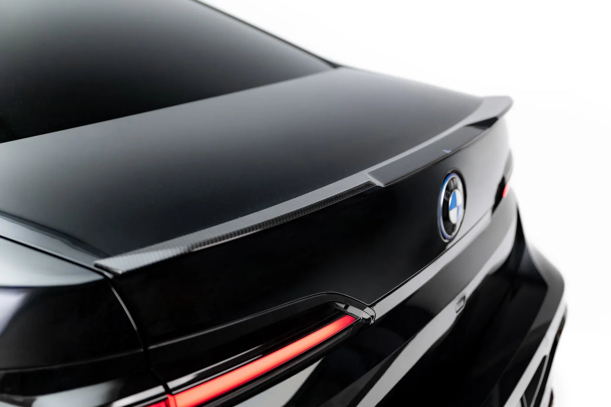 Alerón de portón de fibra de carbono prepreg (inferior) para BMW 7 M-Pack / M760e / i7 M-Pack G70