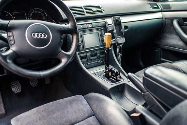 Coolerworx Short Shifter para Audi A4 B6 B7 NSB Drop Plateado