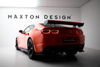 Alerón de carbono con soportes internos + LED para Chevrolet Camaro SS Mk6 Facelift