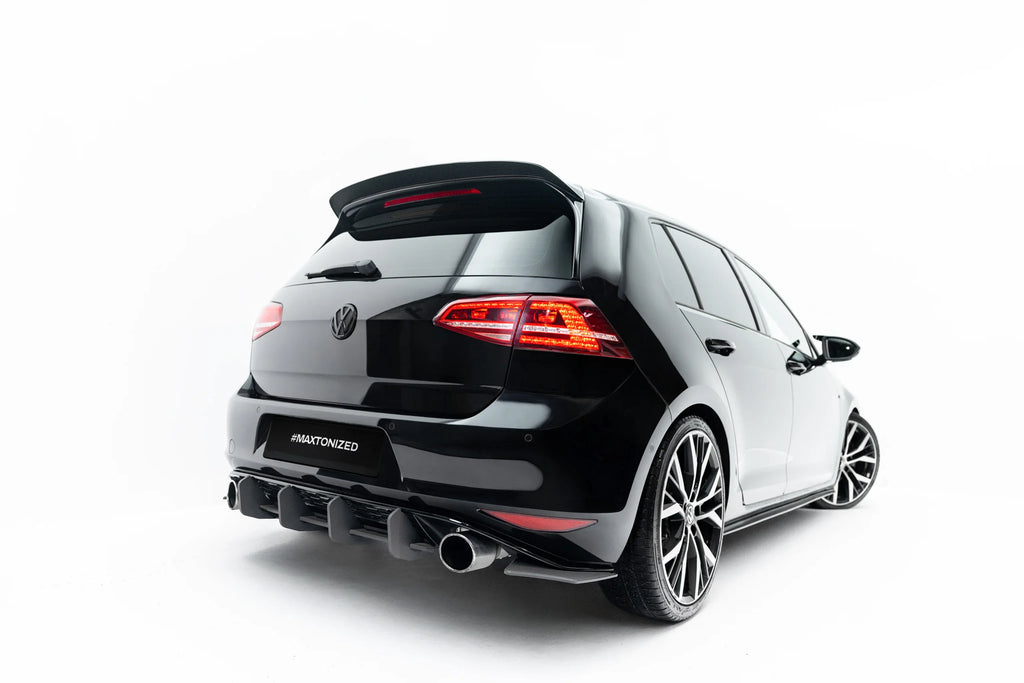 Extensión de alerón V.1 para Volkswagen Golf R / R-Line / GTI / GTD Mk7 / Mk7 Facelift