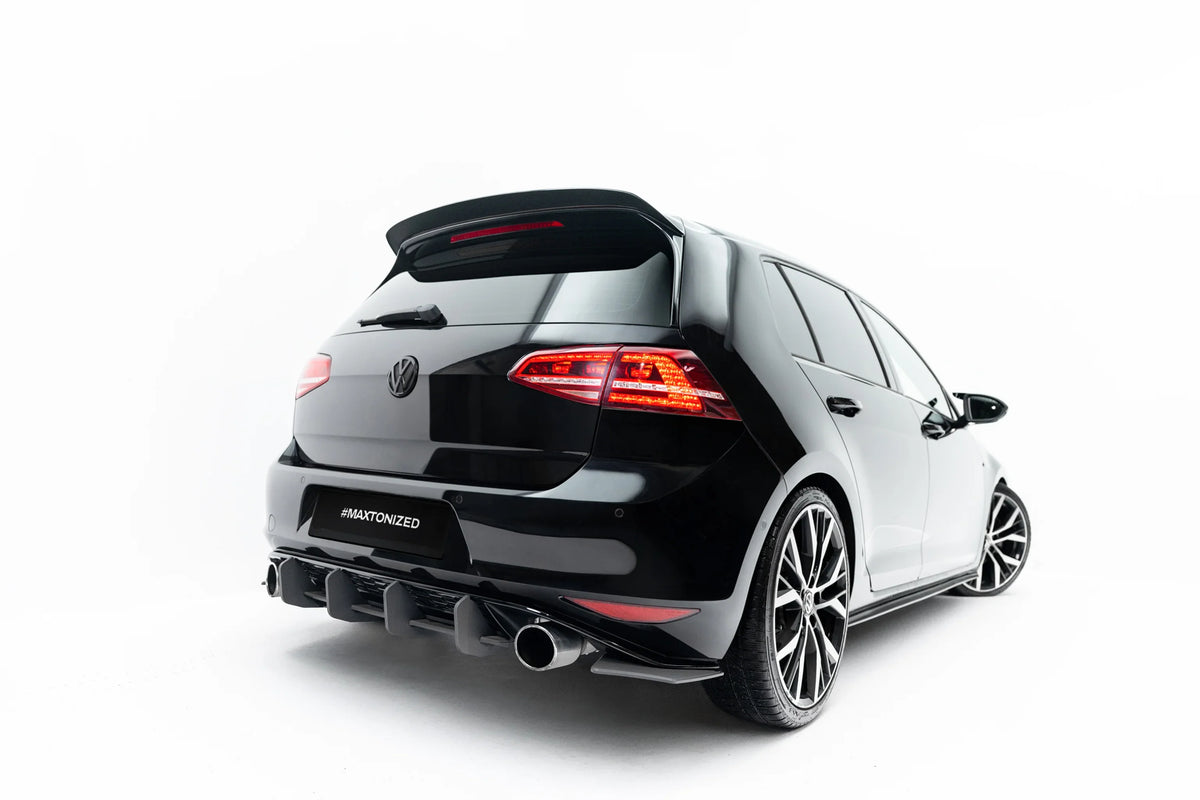 Extensión de alerón V.1 para Volkswagen Golf R / R-Line / GTI / GTD Mk7 / Mk7 Facelift