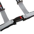 Arnés de 4 puntos DriftShop de 2" (5 cm), color gris, homologado para carretera (ECE)