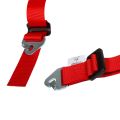 Arnés de 4 puntos DriftShop de 2" rojo, homologado para carretera ECE