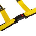 Arnés de 4 puntos DriftShop de 2" amarillo, homologado para carretera ECE