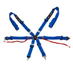 DriftShop 6-point blue harness, FIA 8853 approved