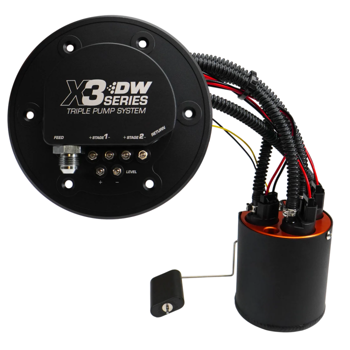 DeatschWerks X3 Module with DW430c PTFE Plumbing Kit for 1998-2004 Ford Mustang