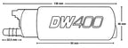 Deatschwerks bomba en tanque DW400 L / hr