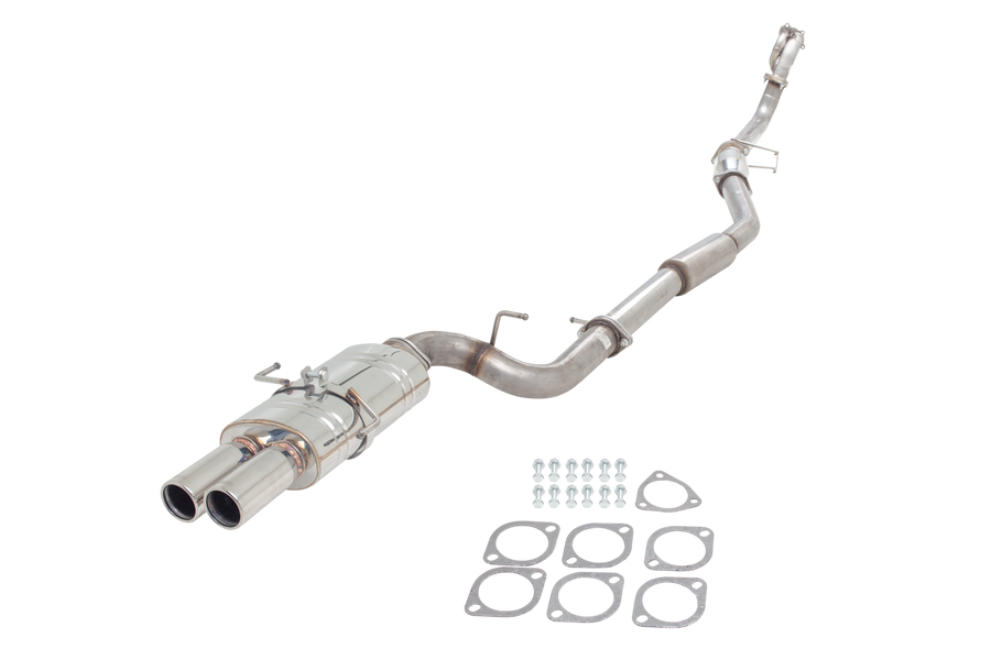 Sistema de escape XForce para Nissan 200SX 1994-1998 S14 de acero inoxidable