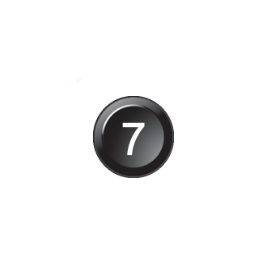 Insert 15mm 178 Number 7 Black Ecumaster