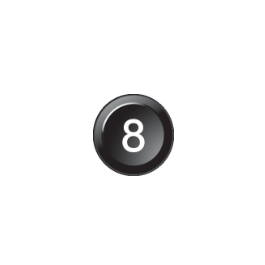 Insert 15mm 179 Number 8 Black Ecumaster