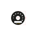 Interruptor giratorio Ecumaster de 8 posiciones para indicadores, color negro B01