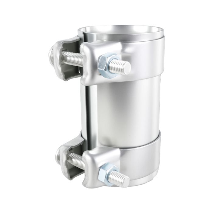 Exhaust pipe connector with 57mm (2.25") clamps