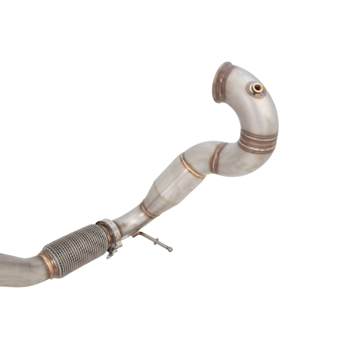 Downpipe with High-Flow Catalytic Converter XForce 100CPSI for Mercedes-BENZ AMG A45 2012-2018 W176 HATCH stainless steel