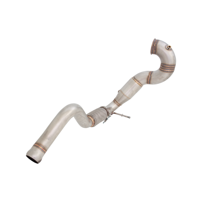 Downpipe with High-Flow Catalytic Converter XForce 100CPSI for Mercedes-BENZ AMG A45 2012-2018 W176 HATCH stainless steel