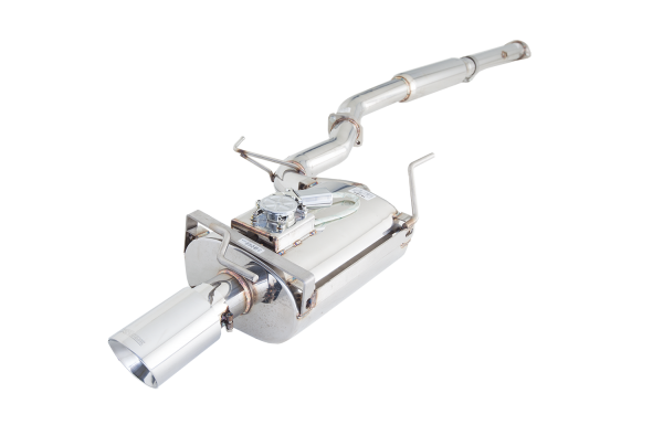 Sistema de escape XForce con silenciador Varex para Mitsubishi Lancer 2001-2007 EVO 7 8 9 acero inoxidable