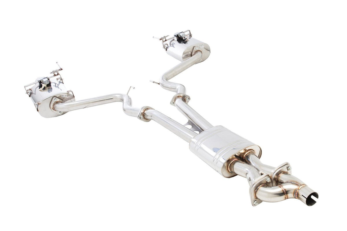 Sistema de escape XForce con silenciador Varex para Ford MUSTANG 2015-2017 CONVERTIBLE GT 5.0L V8 de acero inoxidable