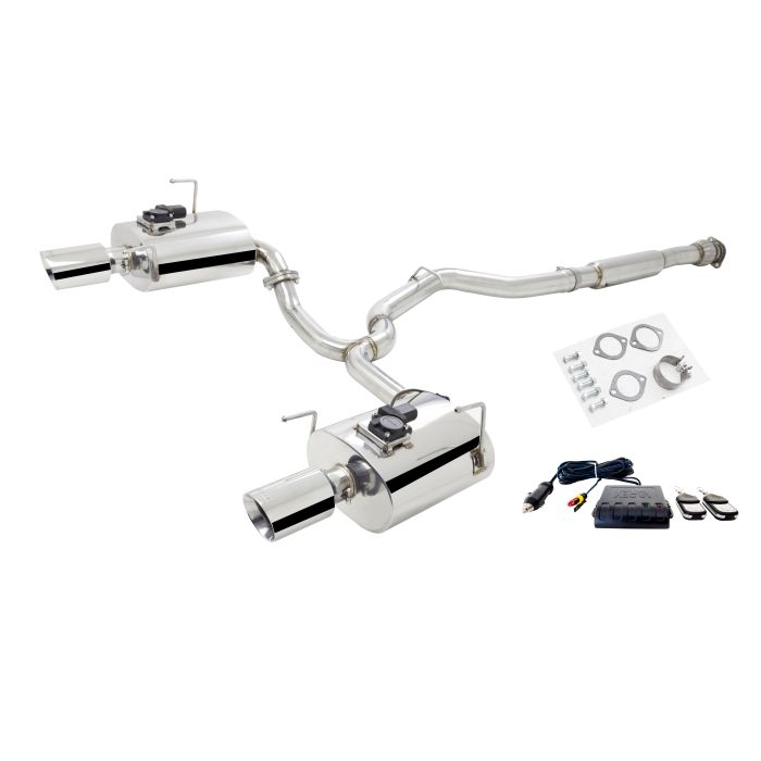 XForce exhaust system with Varex muffler for 2009-2012 Subaru FORESTER DIESEL (SH) stainless steel