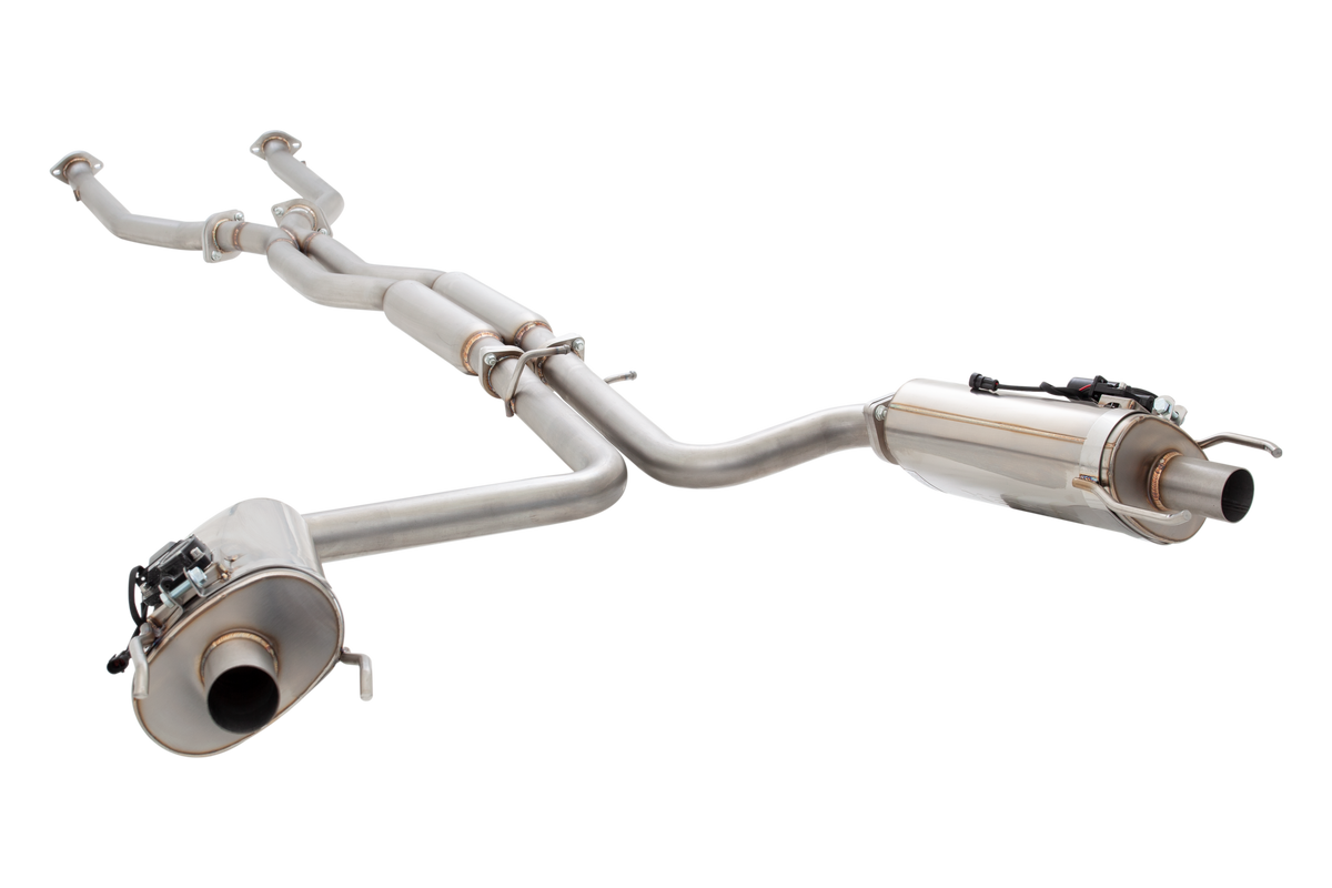 Sistema de escape XForce con silenciador Varex para Lexus IS 2007-2014 F de acero inoxidable