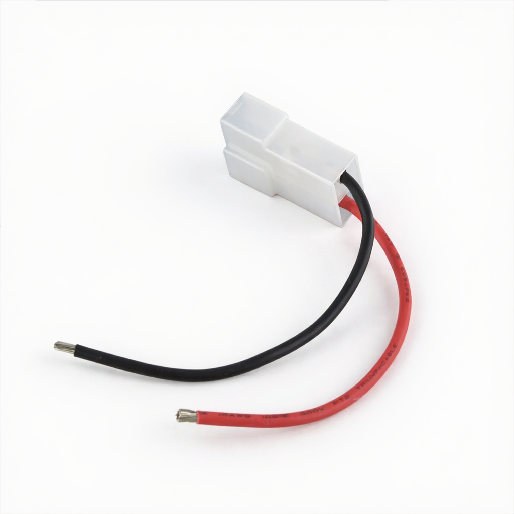 Conector eléctrico hembra universal de 2 pines con cables