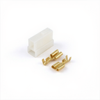 Conector eléctrico macho universal de 2 pines