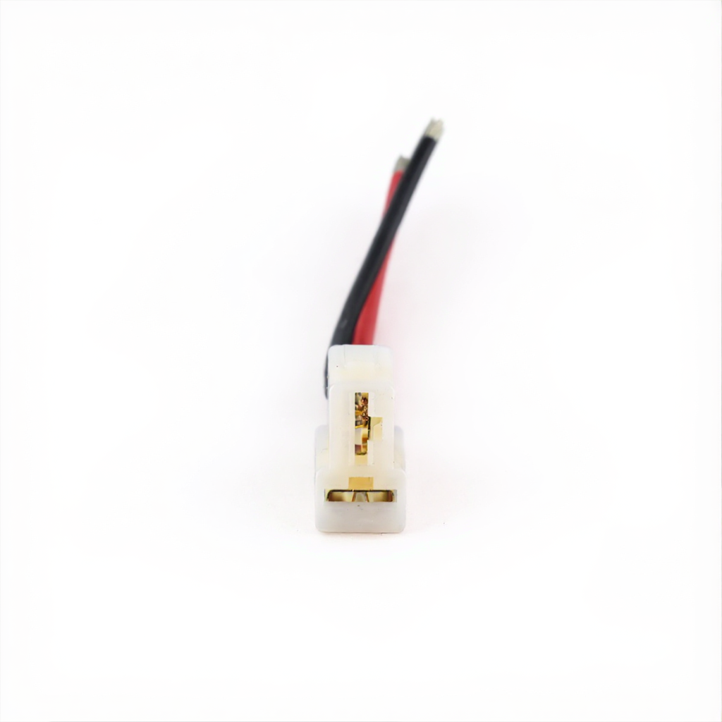 Conector eléctrico macho universal de 2 pines con cables