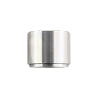 3/8" NPT ready-to-weld steel female connector
