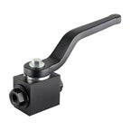 Válvula de corte de aluminio para bloqueo de la línea de freno 1/8" NPT